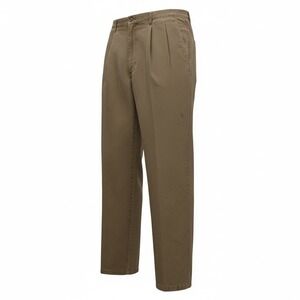 Polo Ralph Lauren Mens Khaki Pleated Cotton Pants Size 38x32